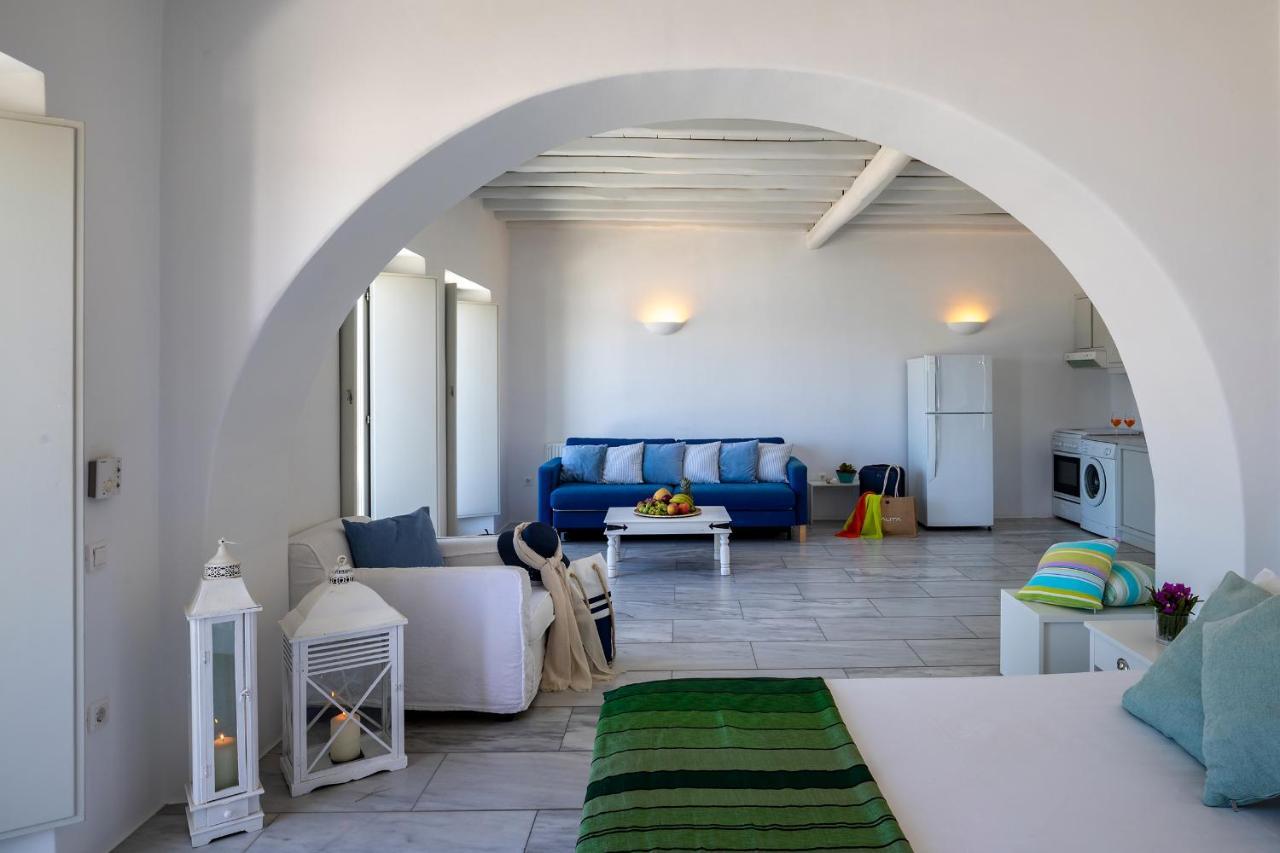 Olia Hotel Tourlos Bagian luar foto