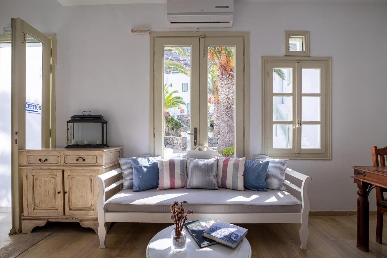 Olia Hotel Tourlos Bagian luar foto