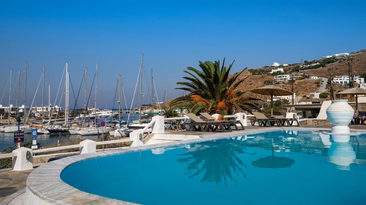 Olia Hotel Tourlos Bagian luar foto