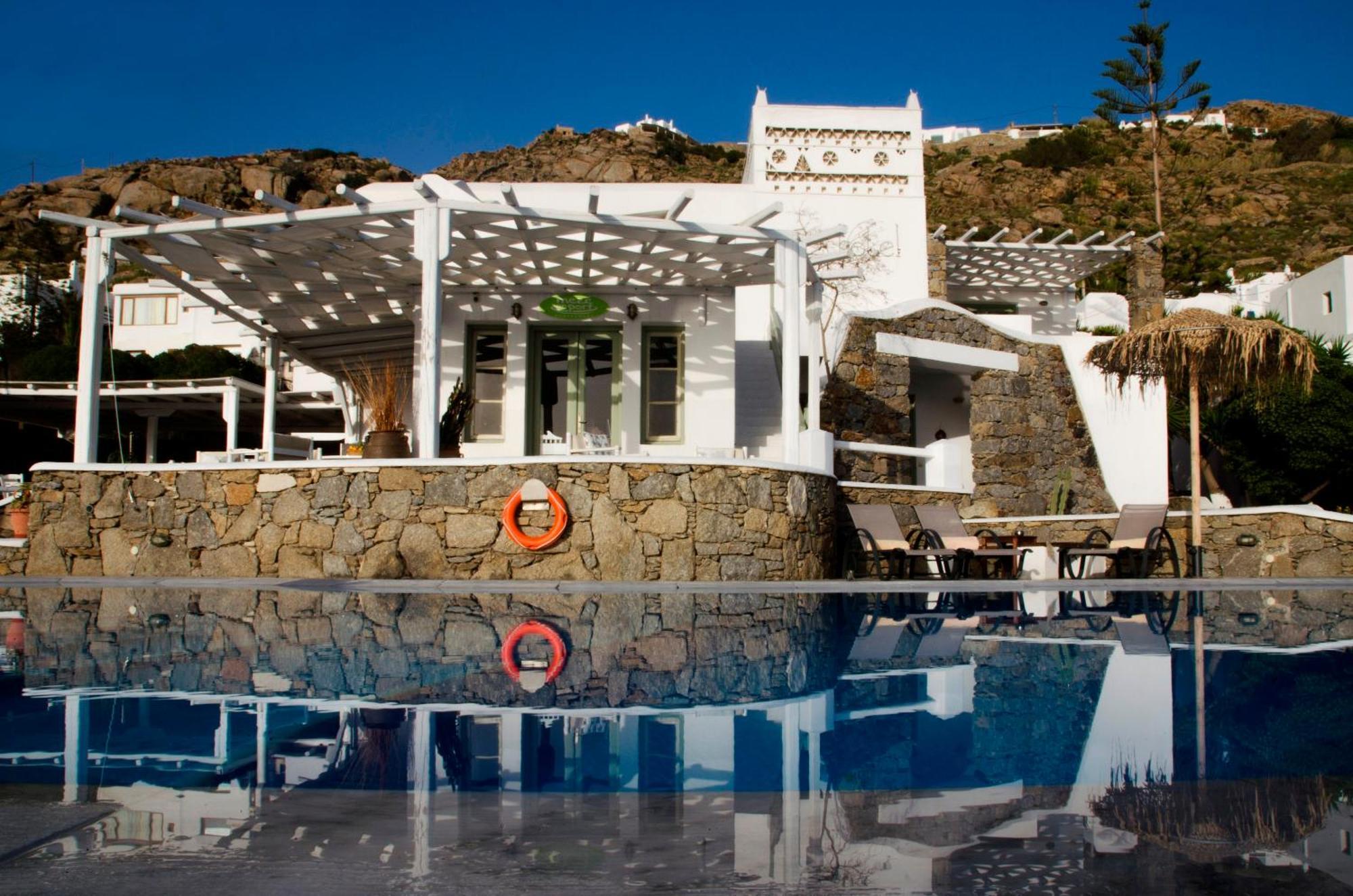 Olia Hotel Tourlos Bagian luar foto