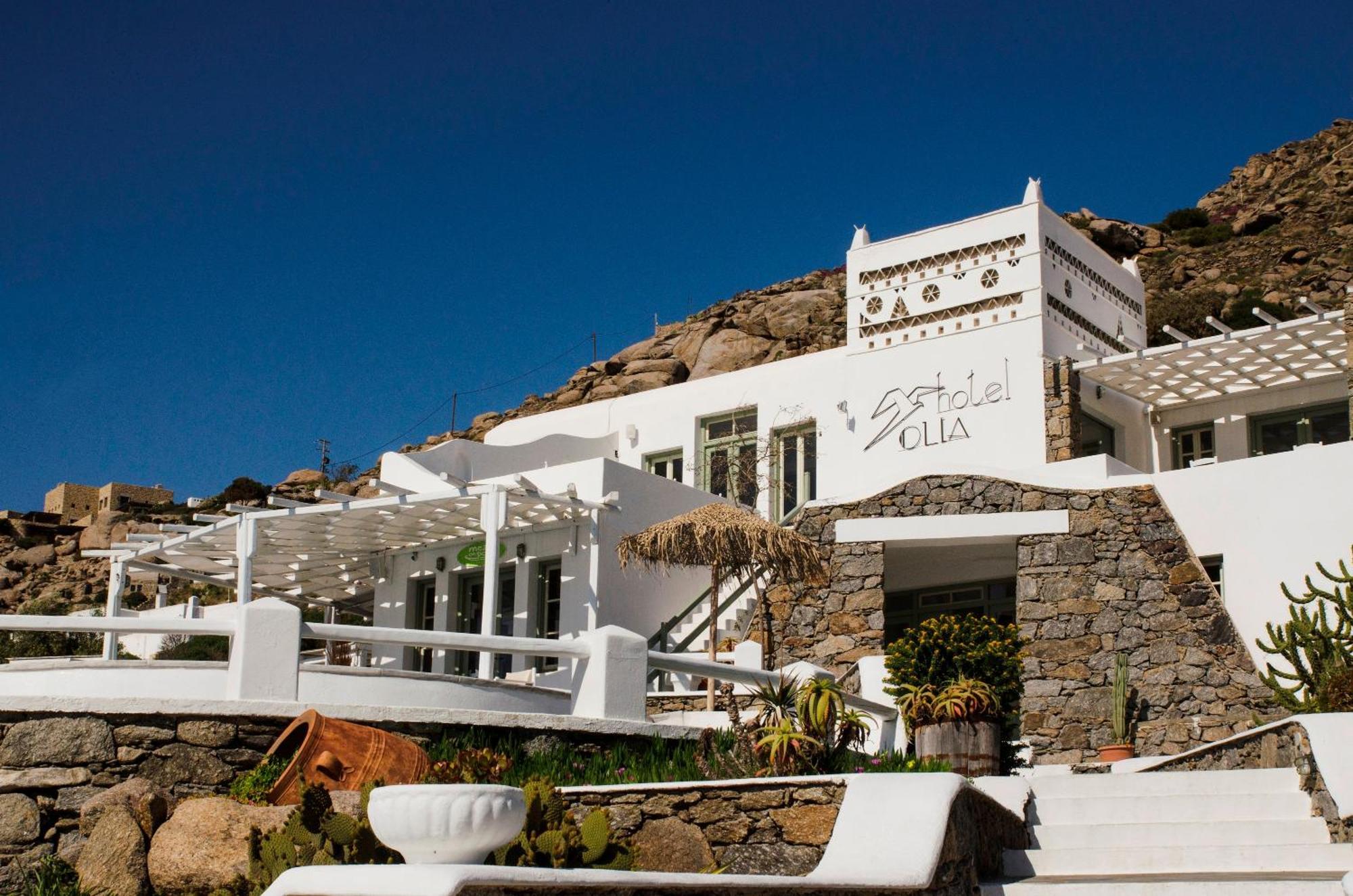 Olia Hotel Tourlos Bagian luar foto