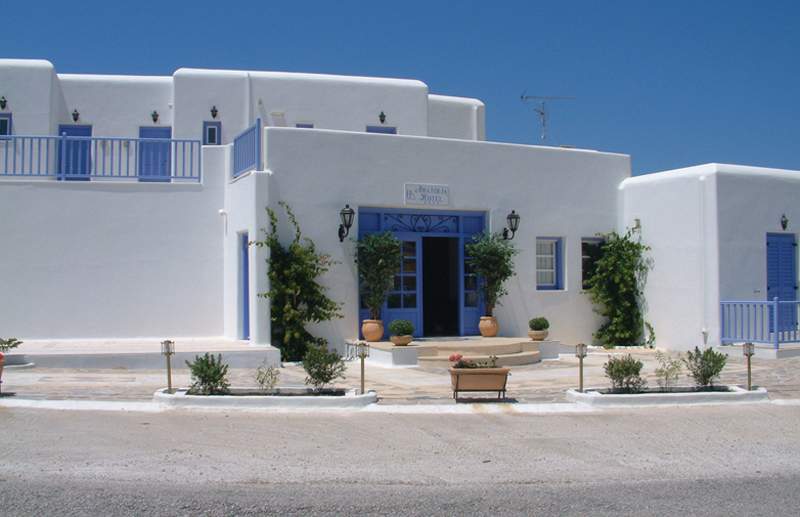 Olia Hotel Tourlos Bagian luar foto