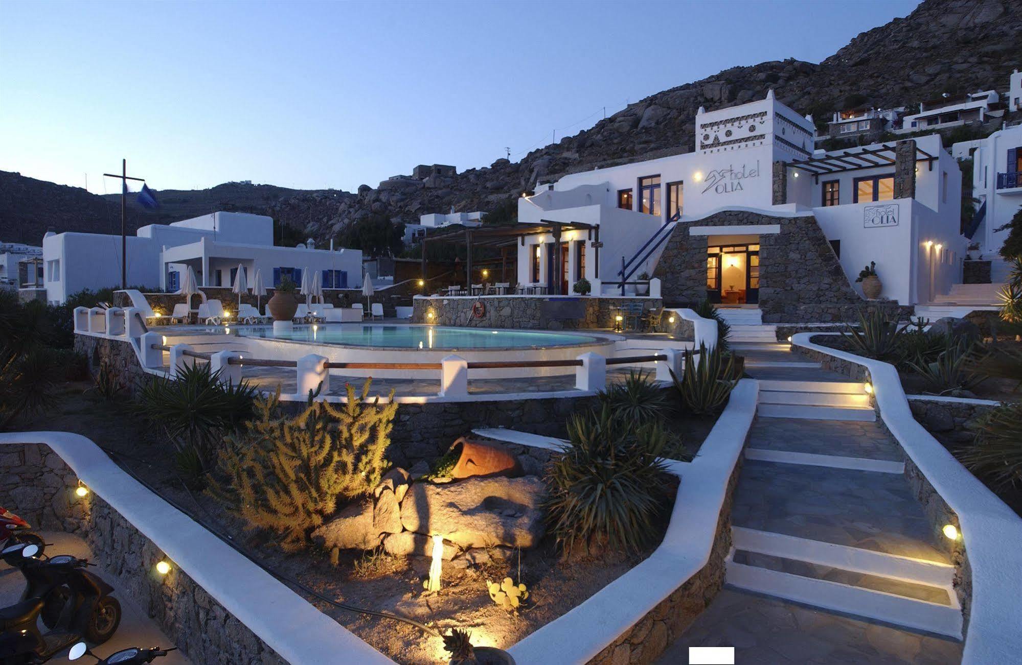 Olia Hotel Tourlos Bagian luar foto